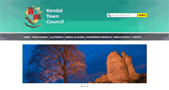 Desktop Screenshot of kendaltowncouncil.gov.uk