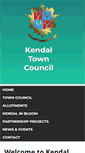 Mobile Screenshot of kendaltowncouncil.gov.uk